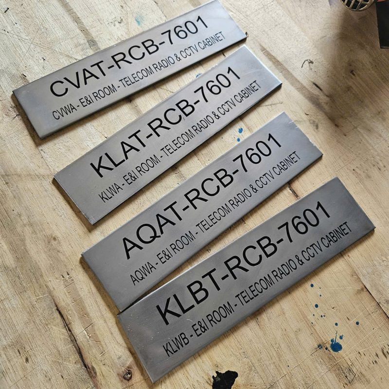 Name plate tem nhãn inox SS316