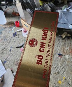 Mẫu biển bảng tên phòng làm việc Giám đốc - CT HĐQT đẹp