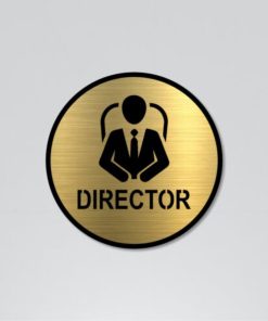 Mẫu biển bảng tên phòng làm việc Giám đốc - CT HĐQT đẹp