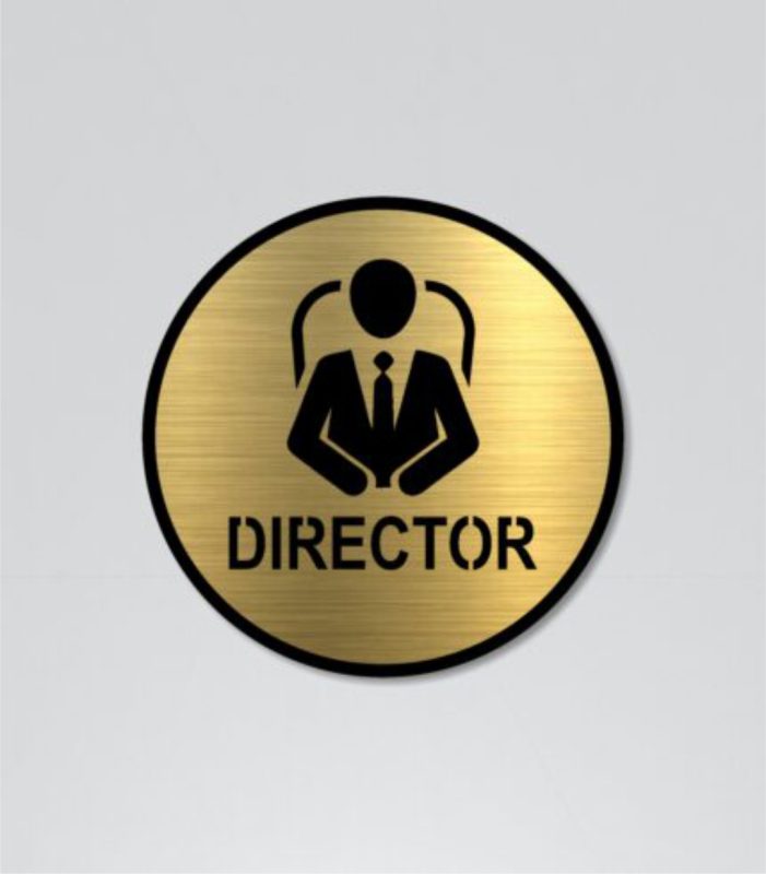 Mẫu biển bảng tên phòng làm việc Giám đốc - CT HĐQT đẹp