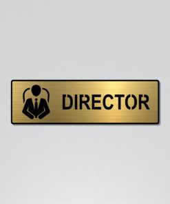 Mẫu biển bảng tên phòng làm việc Giám đốc - CT HĐQT đẹp