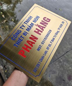 biển bảng hiệu tên công ty bằng inox