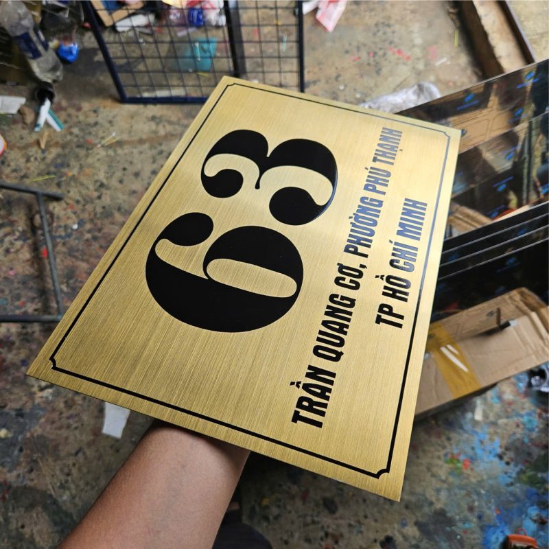 biển bảng số nhà bằng inox ăn mòn đẹp1