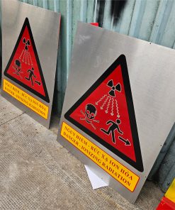 Biển báo nguy hiểm - chú ý bằng inox 304 - 316 ăn mòn