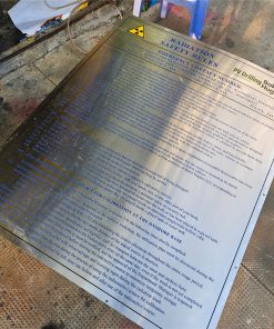 Biển báo nguy hiểm - chú ý bằng inox 304 - 316 ăn mòn