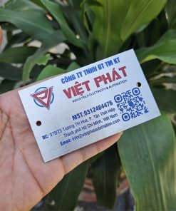 Biển bảng inox công ty - bảng cảnh báo 304 316 ăn mòn - khắc laser giá rẻ