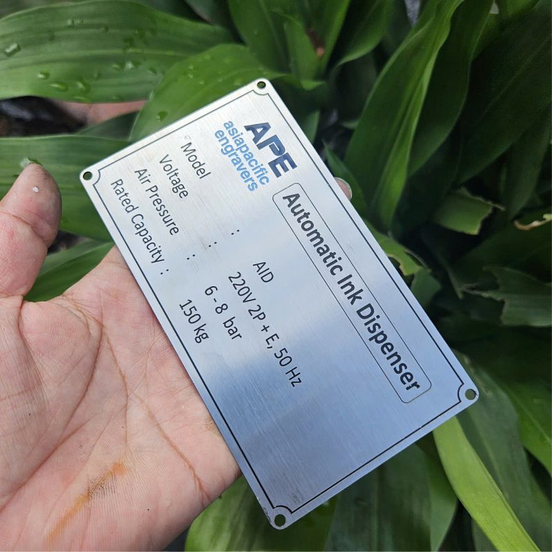Biển bảng inox công ty - bảng cảnh báo 304 316 ăn mòn - khắc laser giá rẻ 
