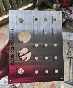 Tấm control plate thông số máy panel nameplate inox 304 316