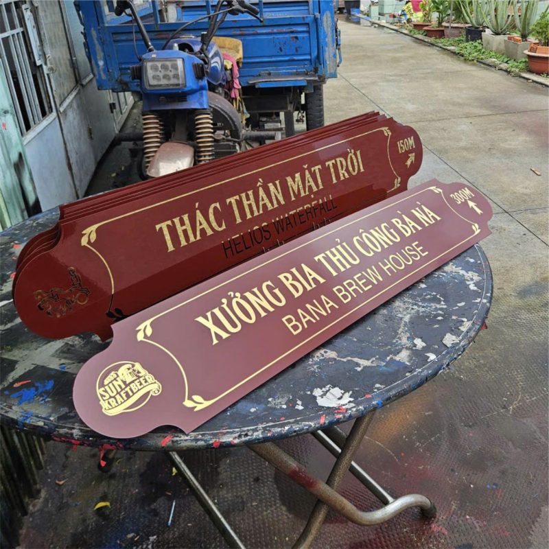 Biển bảng inox ăn mòn giá rẻ