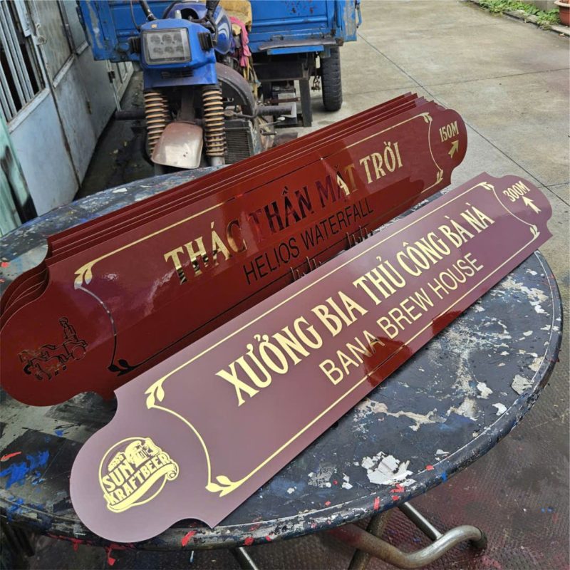 Biển bảng inox ăn mòn giá rẻ